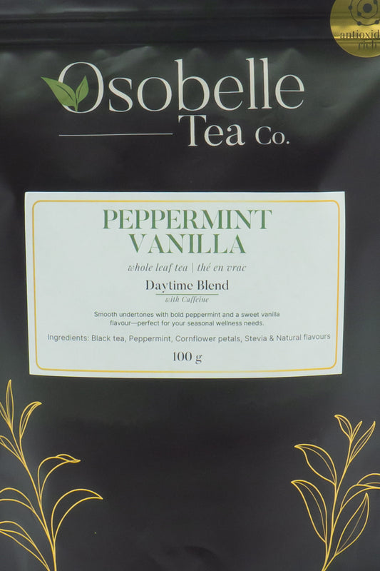 Peppermint Vanilla| Whole Leaf Loose | 100g